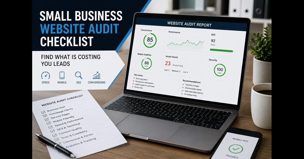 small business website audit checklist