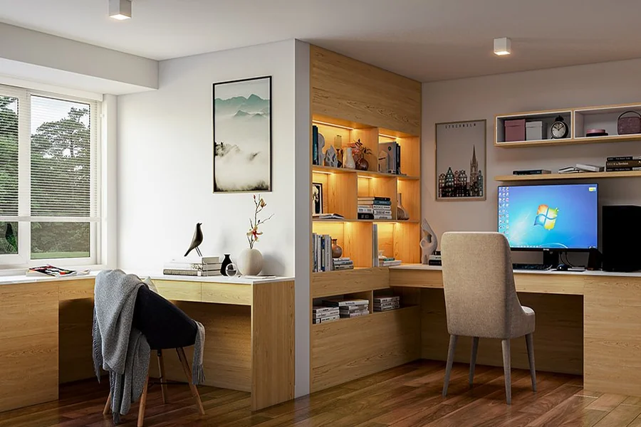 Lighting A Home Office For Long Days